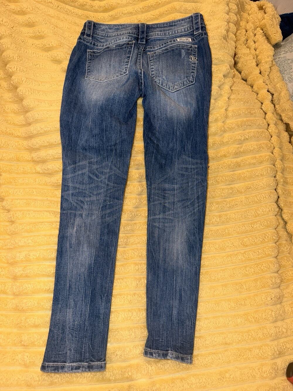 Miss Me Jeans Mid Rise Cuffed Skinny MS5151CK264 28 X 29